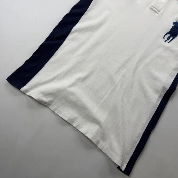 [BUNJANG] Polo Ralph Lauren US Open Big Pony White Polo Shirt / 폴로 랄프로렌 US오픈 빅포니 화이트 카라티