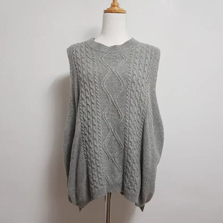 [BUNJANG] decibel Gray Knit Vest / 1112/decibel 여 free사이즈 그레이니트베스트/내옷방