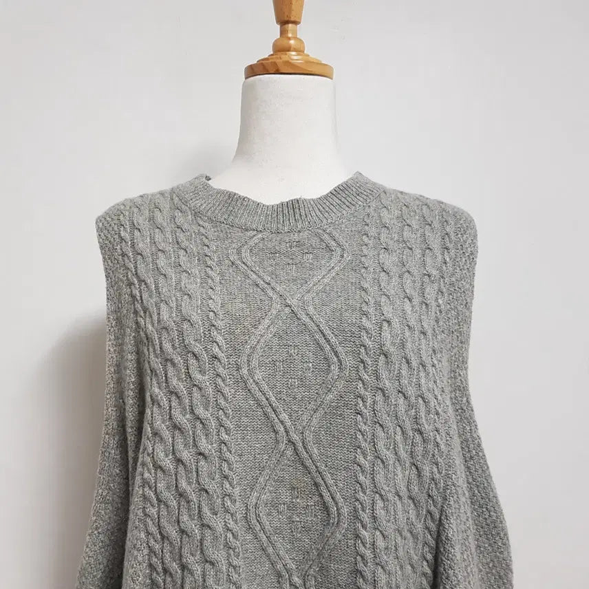 [BUNJANG] decibel Gray Knit Vest / 1112/decibel 여 free사이즈 그레이니트베스트/내옷방