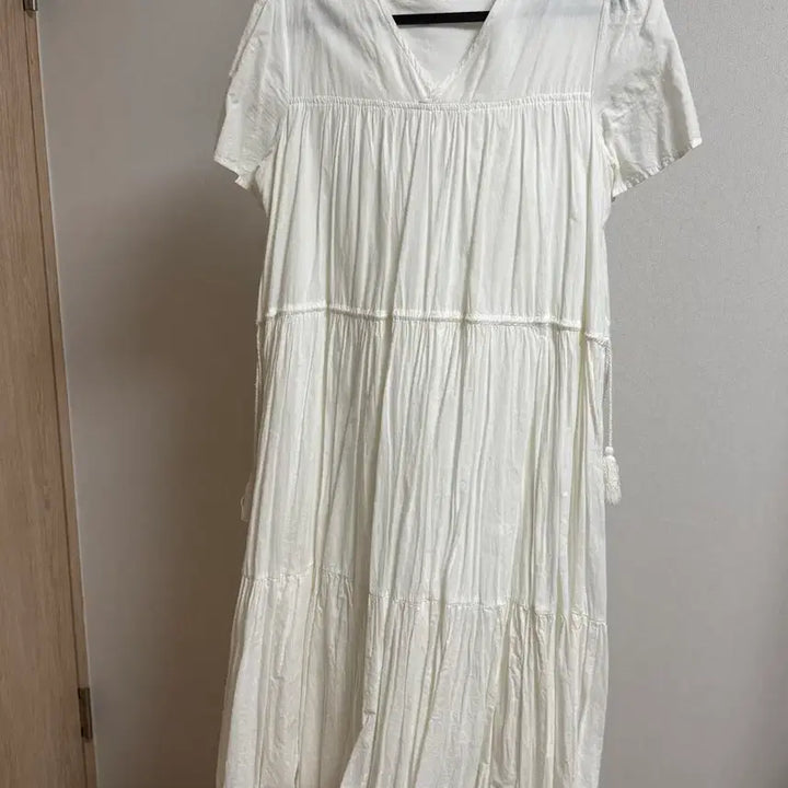 [BUNJANG] Knit Short Sleeve Long Dress / 반팔 롱원피스 [M]