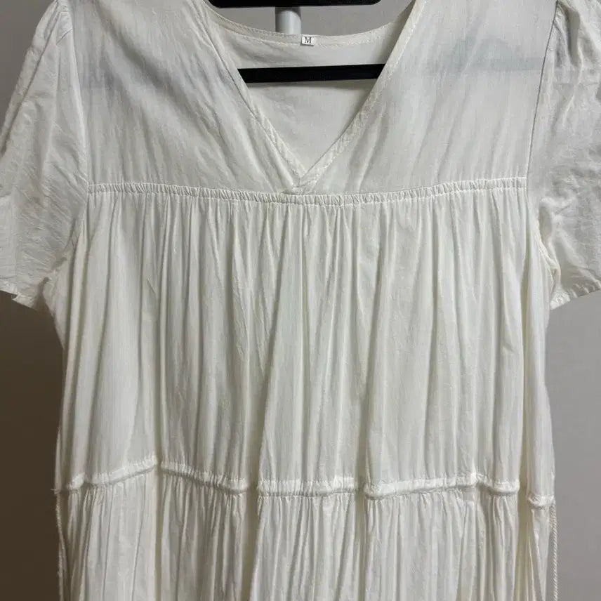 [BUNJANG] Knit Short Sleeve Long Dress / 반팔 롱원피스 [M]