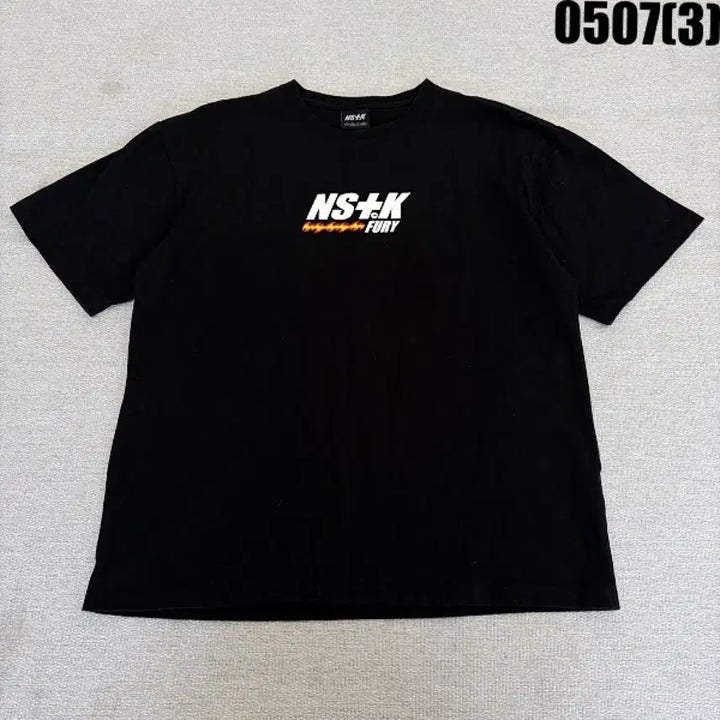 [BUNJANG] NS+K Fury Black Short Sleeve T-Shirt Size L / NS+K 퓨리 블랙 반팔 티셔츠 L 0507