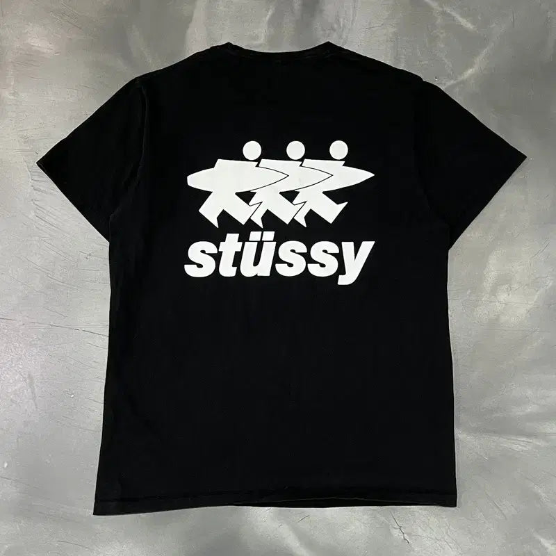 [BUNJANG] Stussy Surfer Print T-Shirt / 스투시 서퍼 프린팅 반팔티 y16634