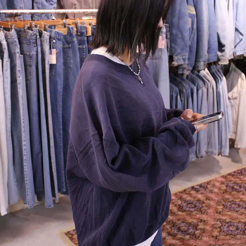 [BUNJANG] 1990s Russell Athletic 50/50 Blank Sweatshirt / 90년대 러셀 애슬레틱 50/50 블랭크 스웨트셔츠