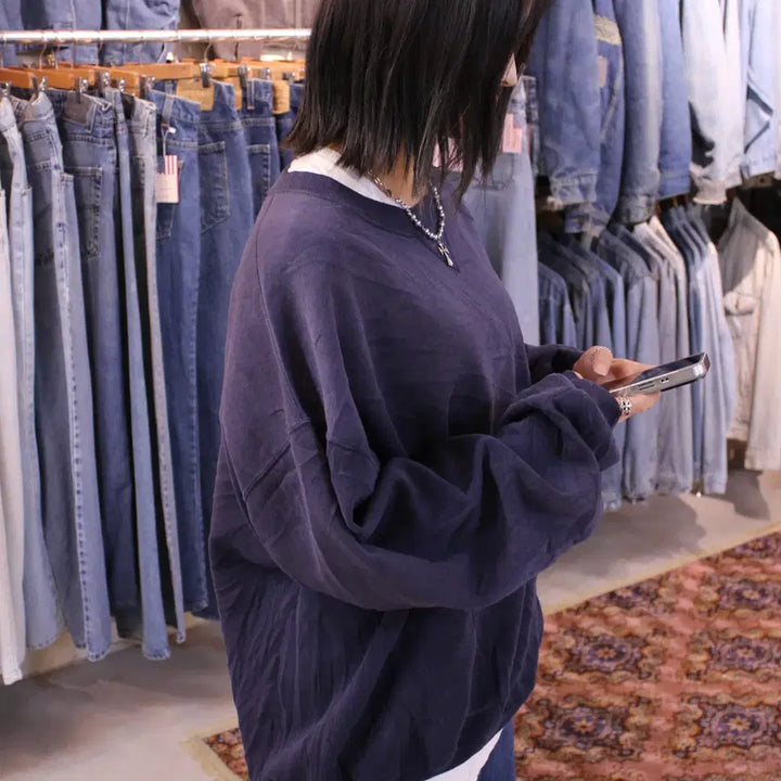 [BUNJANG] 1990s Russell Athletic 50/50 Blank Sweatshirt / 90년대 러셀 애슬레틱 50/50 블랭크 스웨트셔츠