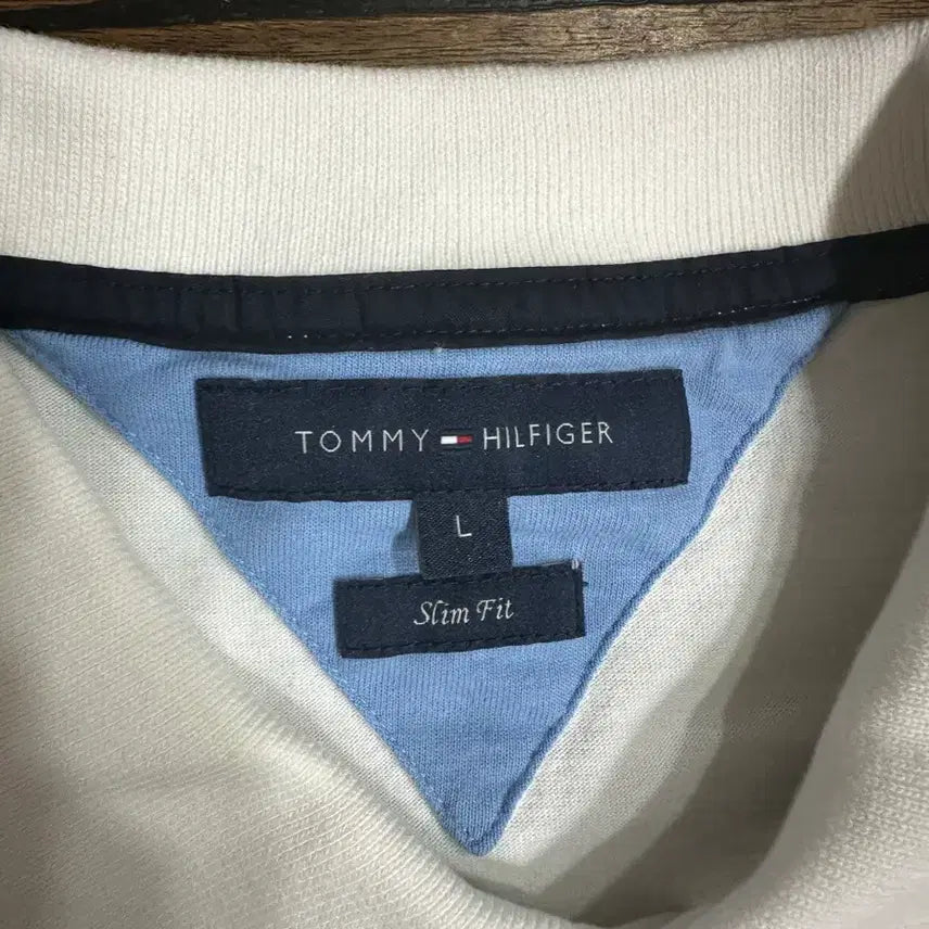 [BUNJANG] Tommy Hilfiger Striped Polo Shirt / 타미힐피거 스트라이프 PK티 100