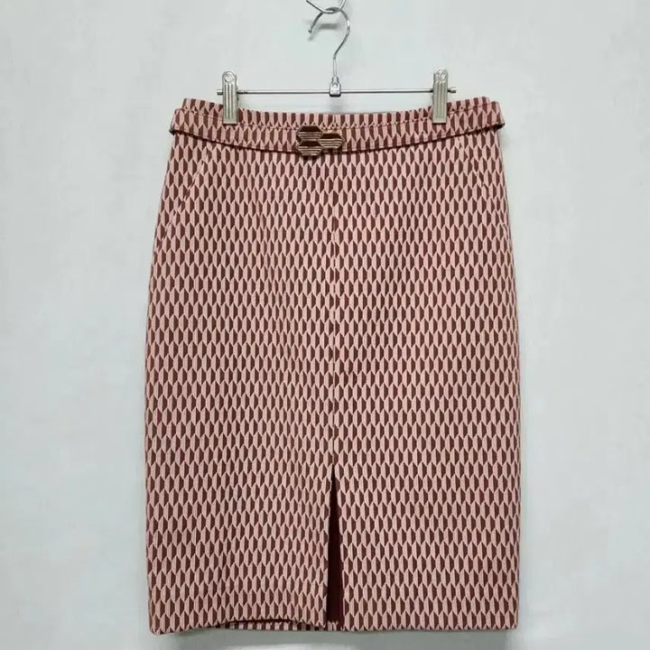 [BUNJANG] Jigotte Geometric Belted Slit Skirt / 지고트 지오메트릭 벨티드 슬릿 스커트 67(55)사이즈