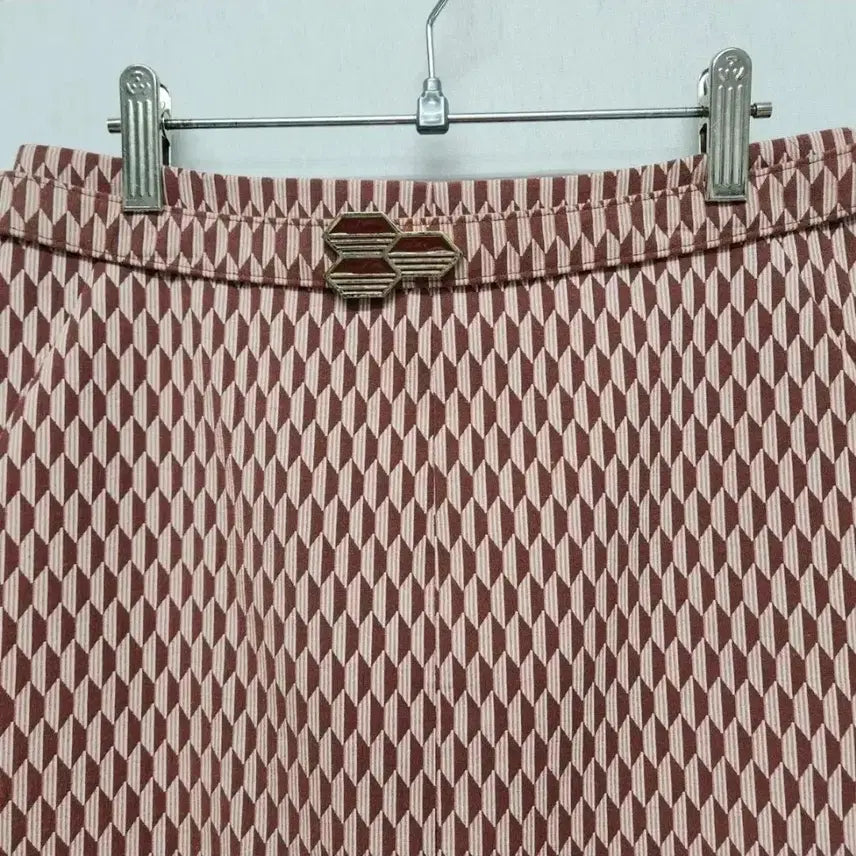 [BUNJANG] Jigotte Geometric Belted Slit Skirt / 지고트 지오메트릭 벨티드 슬릿 스커트 67(55)사이즈