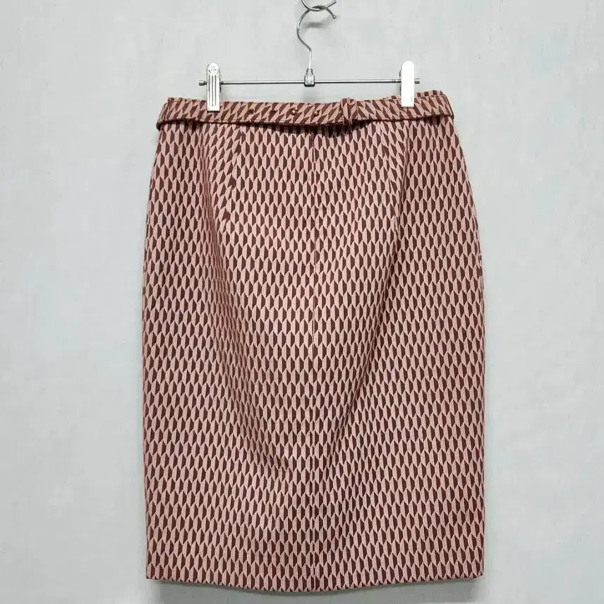 [BUNJANG] Jigotte Geometric Belted Slit Skirt / 지고트 지오메트릭 벨티드 슬릿 스커트 67(55)사이즈