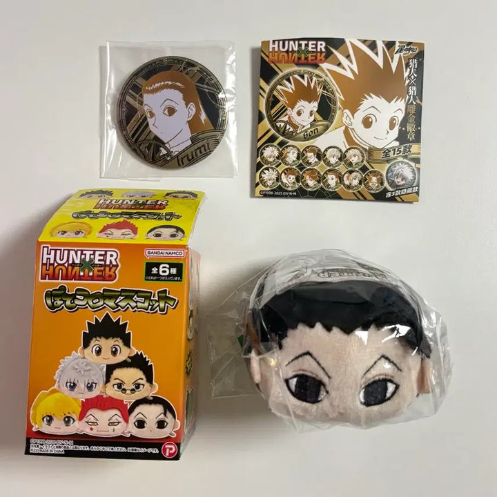 [BUNJANG] Irumi Golden Foil Metal Can Badge Set / 헌터헌터 이르미 포테코로, 금박 메탈 캔뱃지 세트