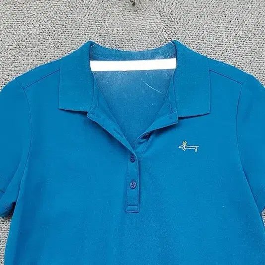 [BUNJANG] Louis Castel Blue Golf Short-Sleeve Polo Shirt / 루이까스텔 블루 골프 반팔 카라티 95