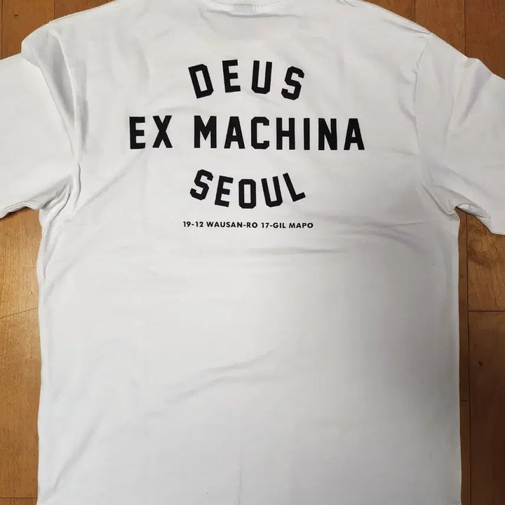 [BUNJANG] Deus Ex Machina White Long Sleeve XL / [새상품] 데우스 엑스 마키나 화이트 롱슬리브 XL
