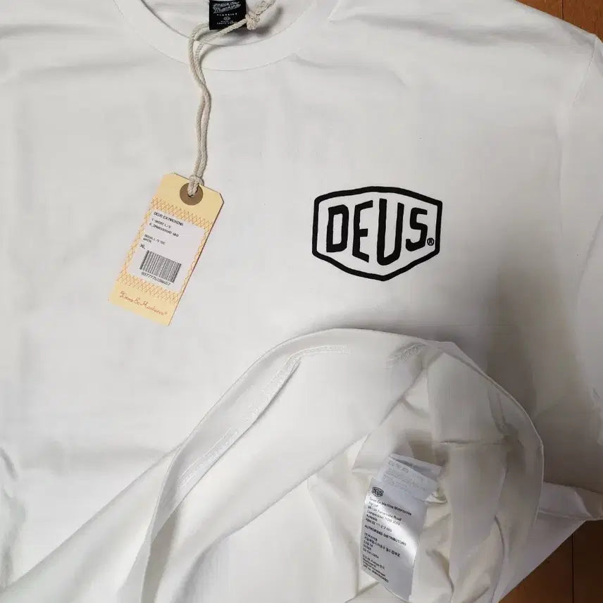 [BUNJANG] Deus Ex Machina White Long Sleeve XL / [새상품] 데우스 엑스 마키나 화이트 롱슬리브 XL