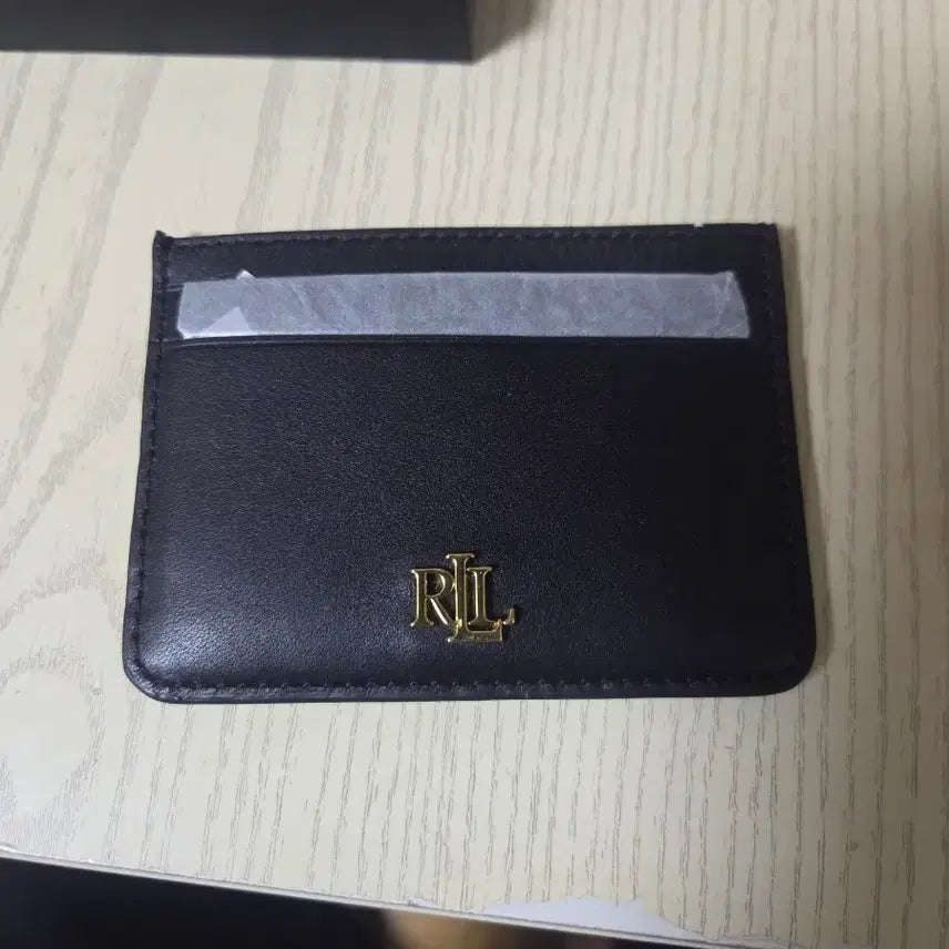 [BUNJANG] Polo Ralph Lauren Slim Cardholder Black Leather / 랄프로렌 블랙 카드지갑 새상품