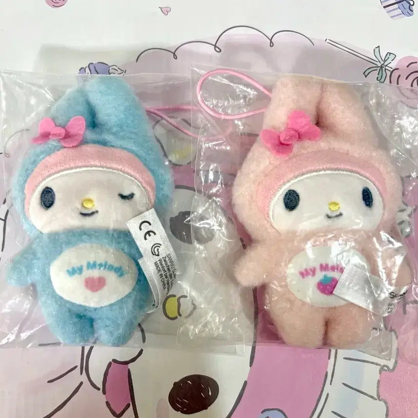 [BUNJANG] Sanrio My Melody Mascot Doll Bundle Set / 산리오 마이 데코백 마이멜로디 마멜 마스코트 인형 일괄
