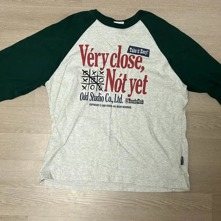 [BUNJANG] Odd Studio Raglan Long Sleeve T-Shirt Green / Odd Studio 래글런 긴팔티셔츠 그린