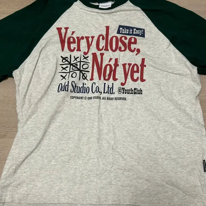 [BUNJANG] Odd Studio Raglan Long Sleeve T-Shirt Green / Odd Studio 래글런 긴팔티셔츠 그린