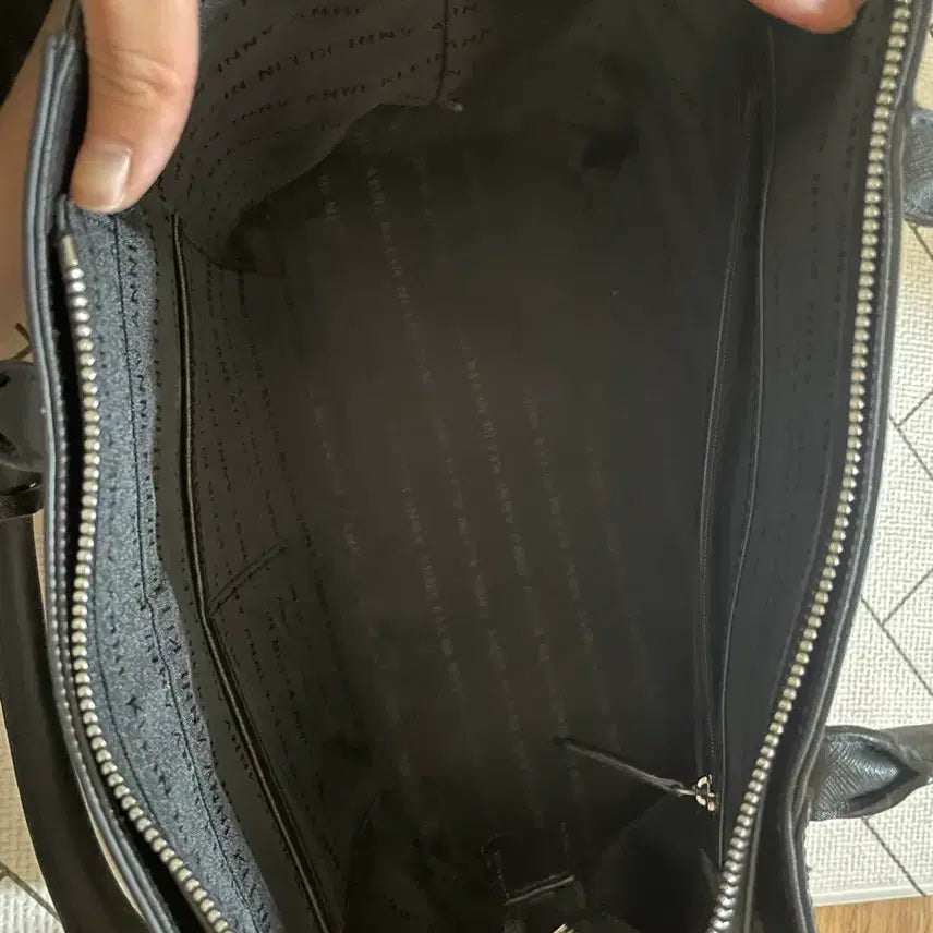 [BUNJANG] Anne Klein Black Tote Bag / 앤클라인 블랙 토트백