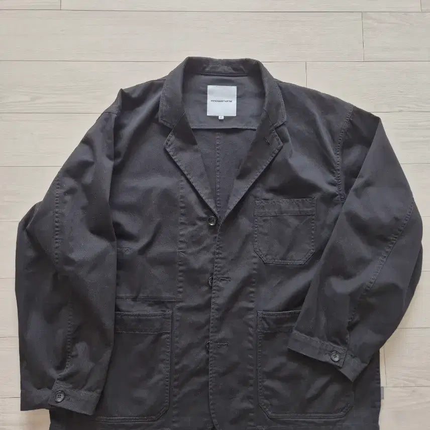 [BUNJANG] Espionage Cotton Notched Jacket Black XL / 에스피오나지 코튼 노치드 자켓 블랙 XL