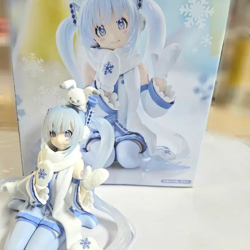 [BUNJANG] Miku Hatsune Yukimiku Figure / 박스O 미쿠 피규어 유키미쿠 피규어 미소녀 피규어
