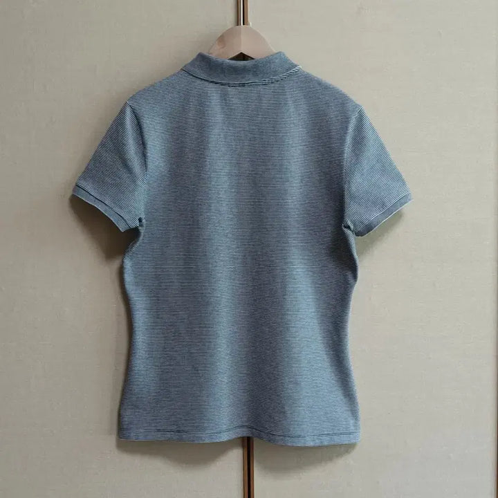 [BUNJANG] Lacoste Striped Short Sleeve T-Shirt Women&