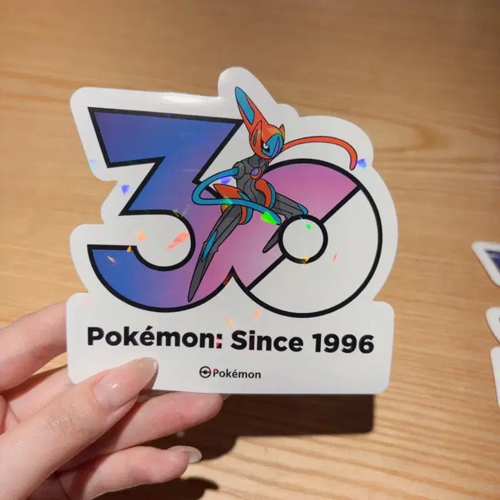 [BUNJANG] Pokemon 30th Anniversary Stickers Deoxys Attack Form &amp; Speed Form Set / 포켓몬 30주년 기념 스티커 테오키스 공격폼, 스피드폼 세트