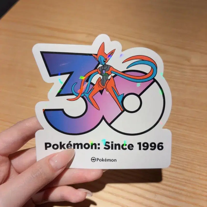 [BUNJANG] Pokemon 30th Anniversary Stickers Deoxys Attack Form &amp; Speed Form Set / 포켓몬 30주년 기념 스티커 테오키스 공격폼, 스피드폼 세트