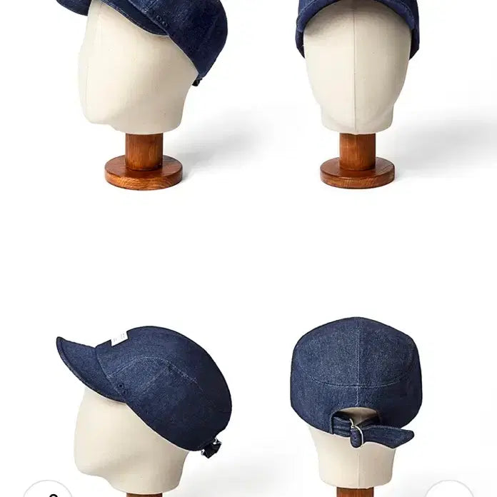 [BUNJANG] East Indigo Denim Cap Hat (Near Mint) / 이스트인디고 데님 캡 모자(새거급)남녀공용