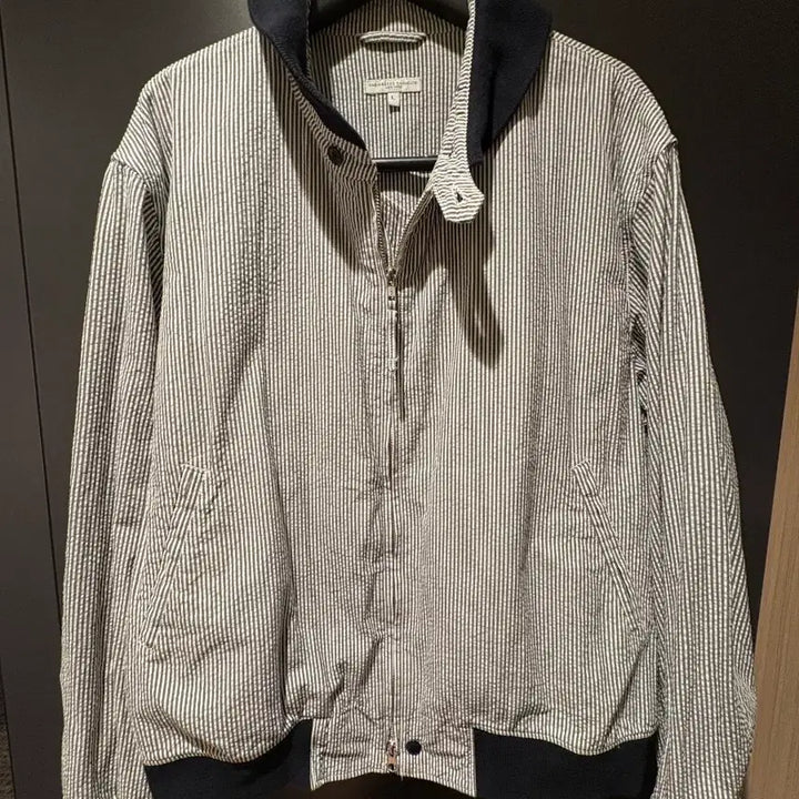 [BUNJANG] Engineered Garments Shawl Collar Seersucker Zip-Up Jacket / 엔지니어드 가먼츠 숄카라 시어서커 집업 자켓