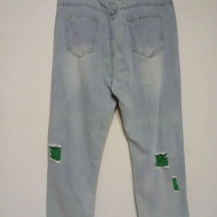 [BUNJANG] Distressed Pearl Detail Jeans / 데미지 진주 포인트 청바지 29~30