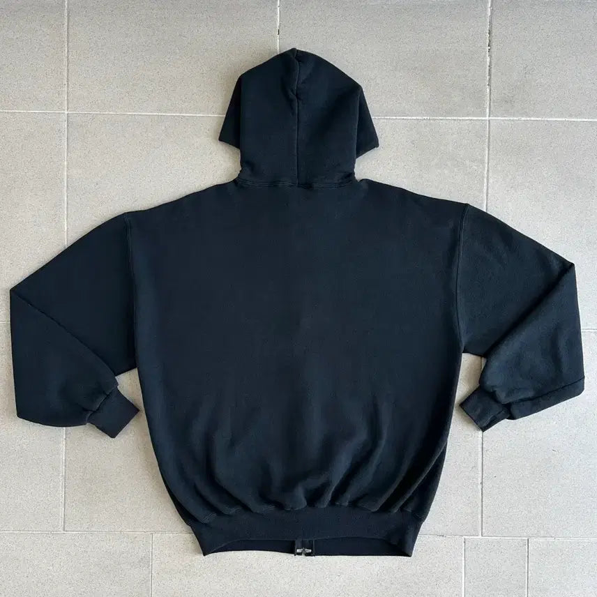 [BUNJANG] Vintage Russell Athletic Black Hoodie Zip-Up XL / 90s 빈티지 러셀 후드집업 블랙 XL