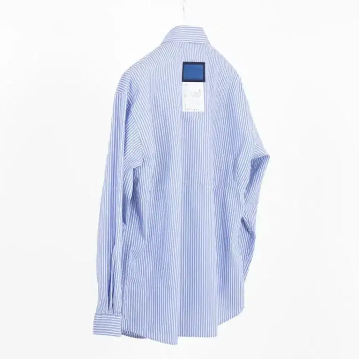 [BUNJANG] Document Back Logo Oxford Stripe Shirt - Size M / 도큐먼트 백로고 옥스포그 스트라이프 셔츠 M사이즈