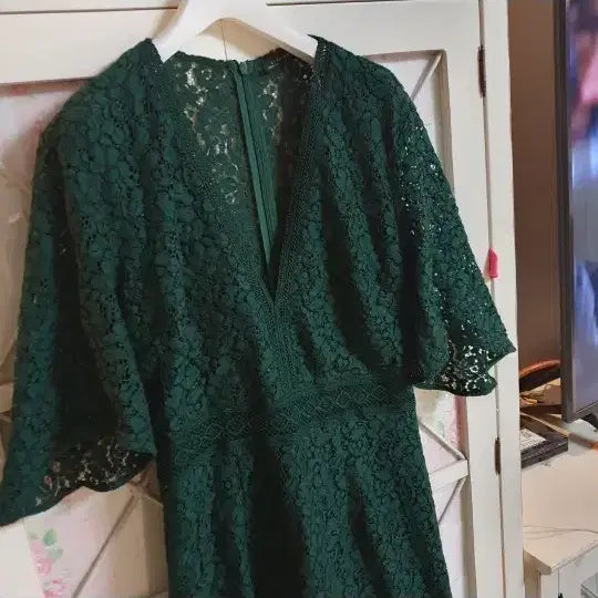 [BUNJANG] Zara Lace Long Dress / 자라 레이스 롱원피스/55반-66