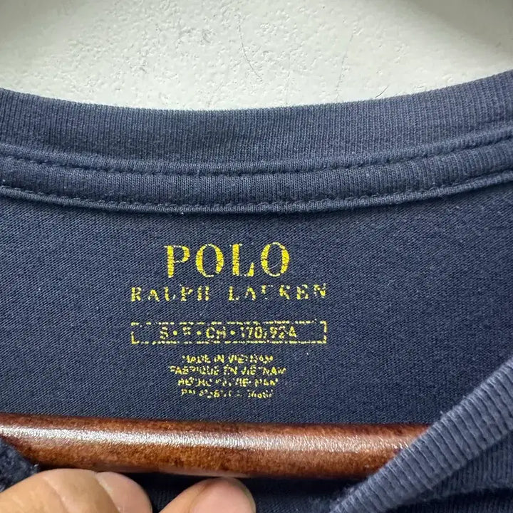 [BUNJANG] Polo Ralph Lauren Navy Short-Sleeve T-Shirt / [만원 아라비아빈티지]폴로 랄프로렌 네이비 반팔 티셔츠 90