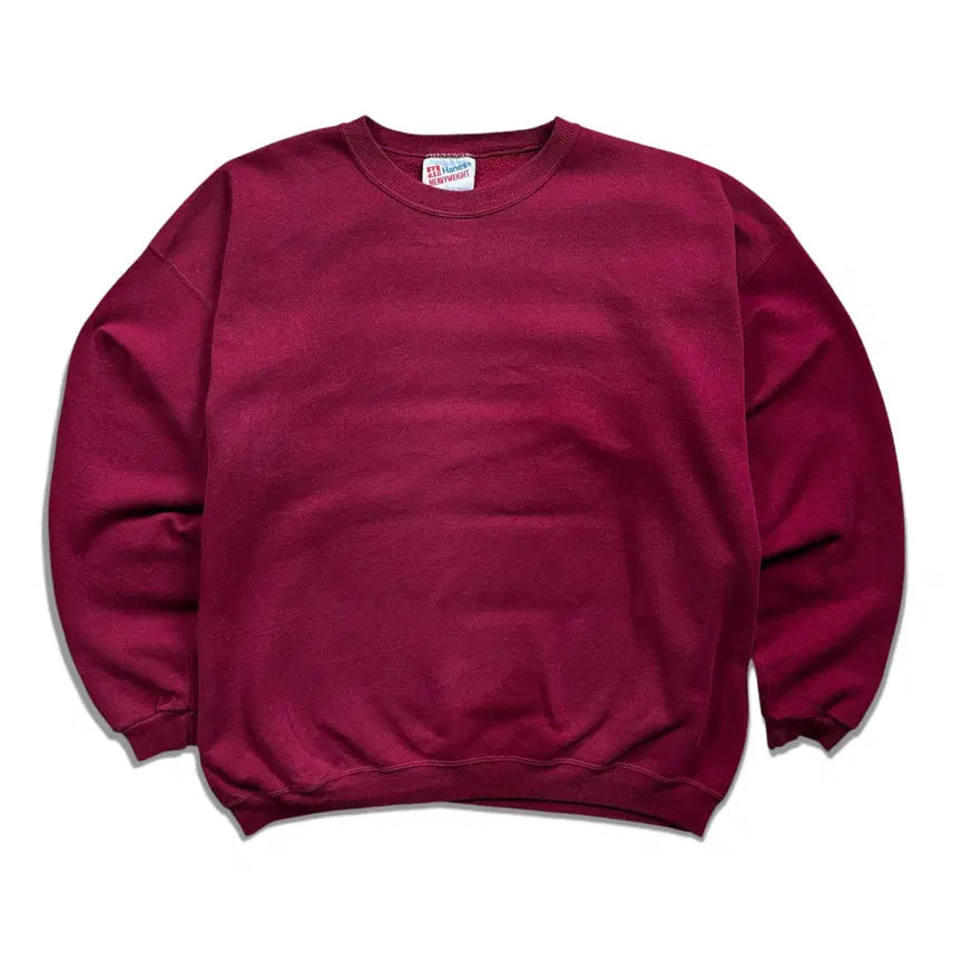 [BUNJANG] 1990s Hanes 50/50 Heavyweight Sweatshirt XL / XL, 90년대 Hanes 50/50 헤인즈 프리미엄 무지 스웨트셔츠
