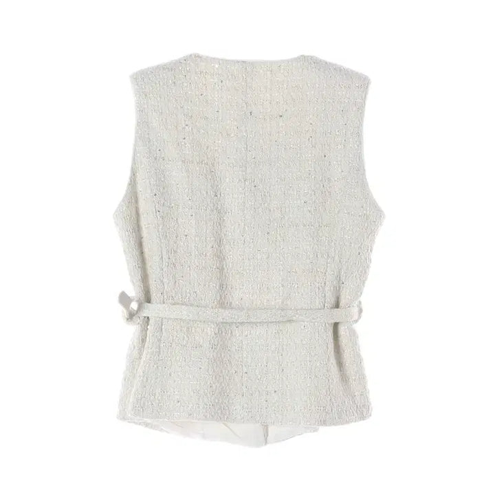 [BUNJANG] Vintage Tweed Vest Women&