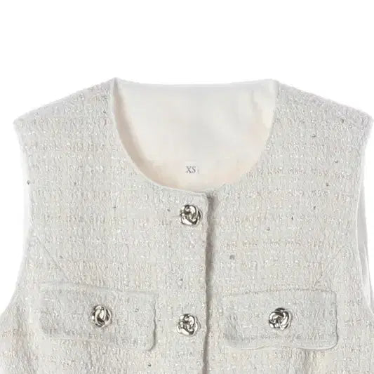 [BUNJANG] Vintage Tweed Vest Women&