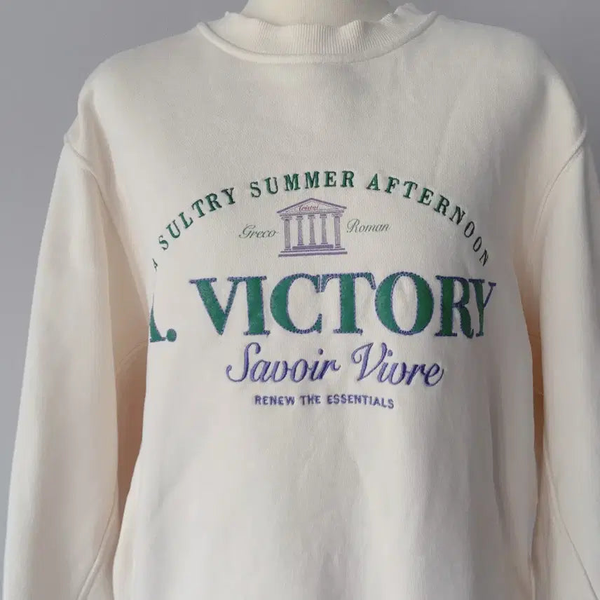 [BUNJANG] SYSTEM Ivory Sweatshirt / SYSTEM 아이보리 맨투맨