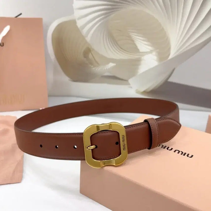 [SOLD OUT] 미우미우 갈색 벨트