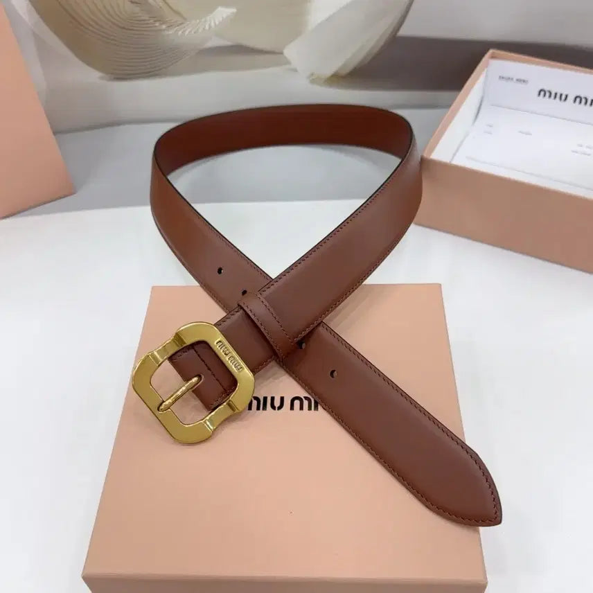 [SOLD OUT] 미우미우 갈색 벨트