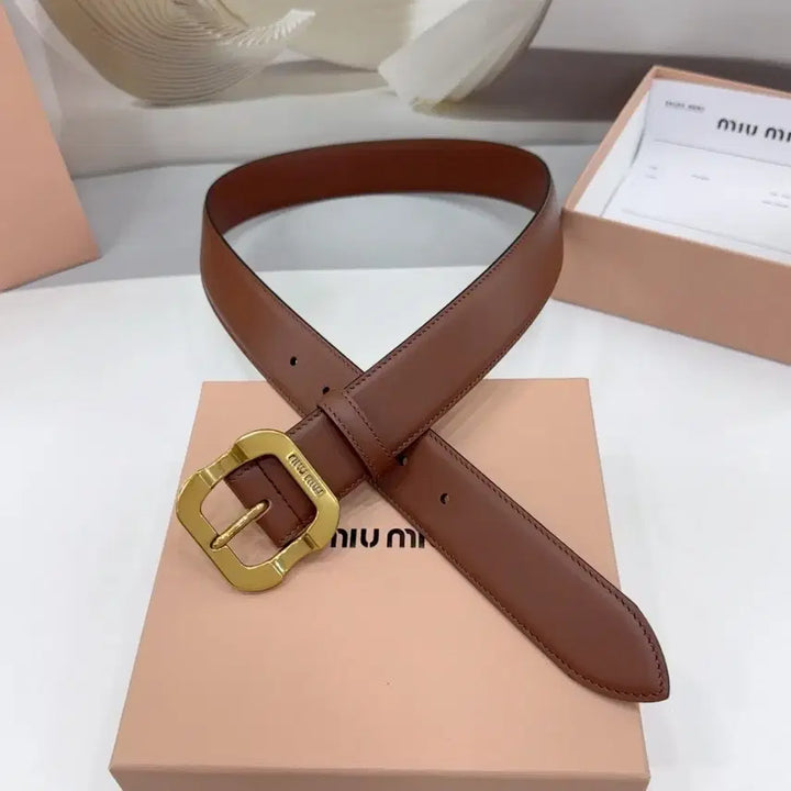 [SOLD OUT] 미우미우 갈색 벨트