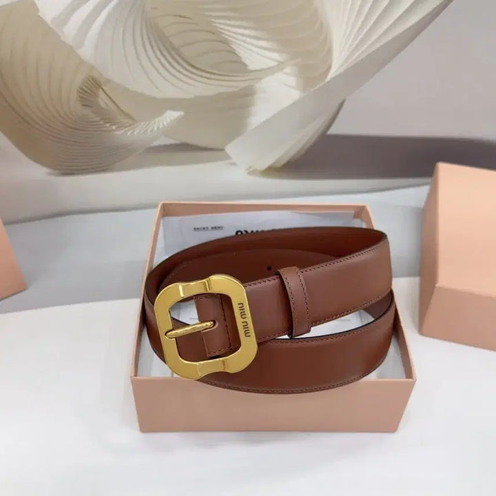 [SOLD OUT] 미우미우 갈색 벨트