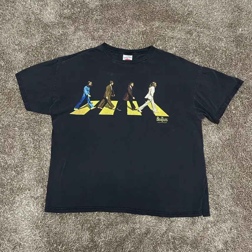 [BUNJANG] Vintage 90s Beatles Abbey Road T-Shirt / 90s 빈티지 비틀즈 애비로드 티셔츠