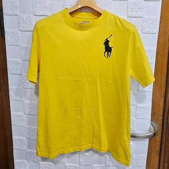 [BUNJANG] Polo Ralph Lauren Yellow Short Sleeve T-Shirt / 폴로 랄프로렌 옐로우 반팔 티셔츠