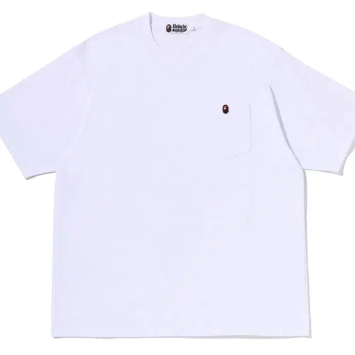 [BUNJANG] BAPE One Point Relaxed Fit Pocket Short Sleeve T-Shirt 26SS / [해외] 베이프 원포인트 릴렉스드핏 포켓 반팔 티셔츠 26SS