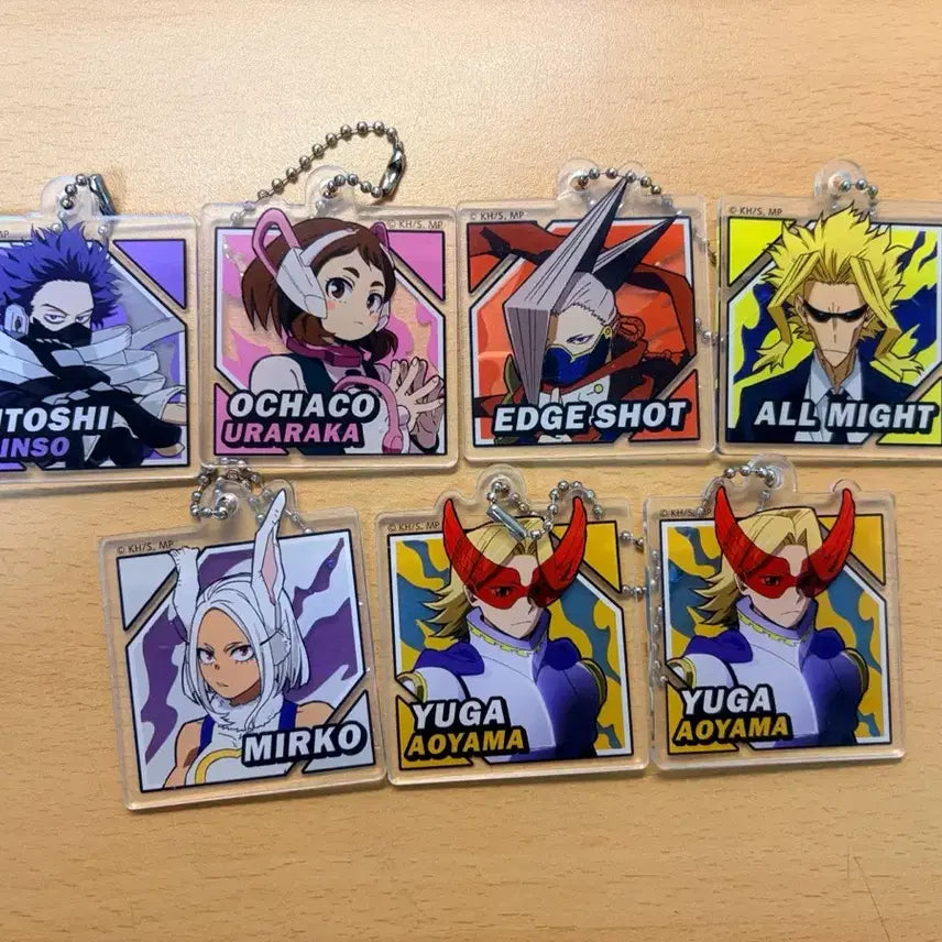 [BUNJANG] My Hero Academia Daiso Acrylic Keychain Set / 나히아 다이소 아크릴키링 판매/교환합니다.