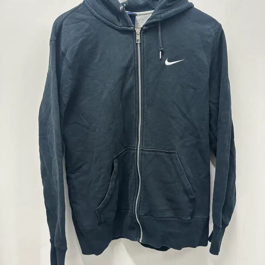 [BUNJANG] Nike Black Hooded Zip-Up Jacket Size 105 / [만원 아라비아빈티지]나이키 블랙 후드집업 105