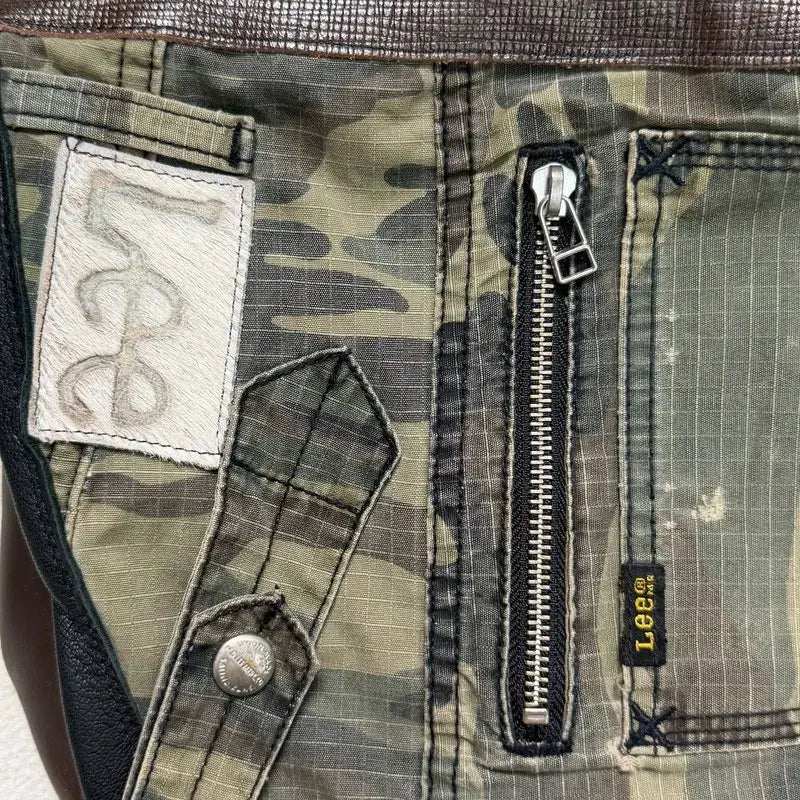 [BUNJANG] Lee Camouflage Custom Crossbody Bag / Lee  카모플라쥬 커스텀 크로스백