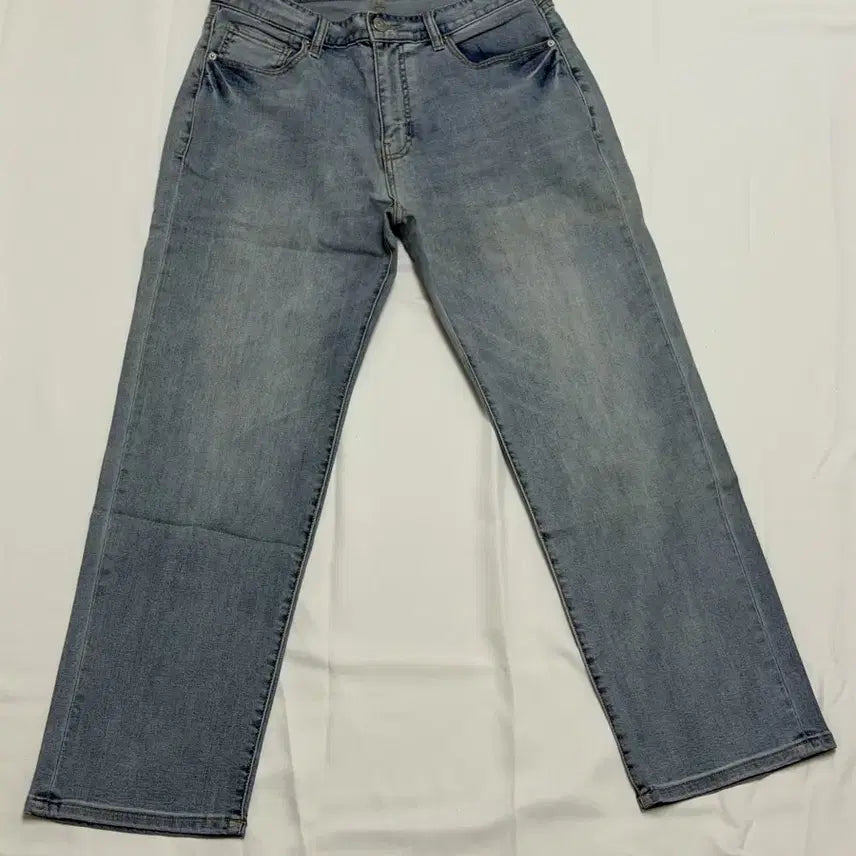 [BUNJANG] Polham Semi Wide Denim Pants / 폴햄 세미 와이드 데님 팬츠