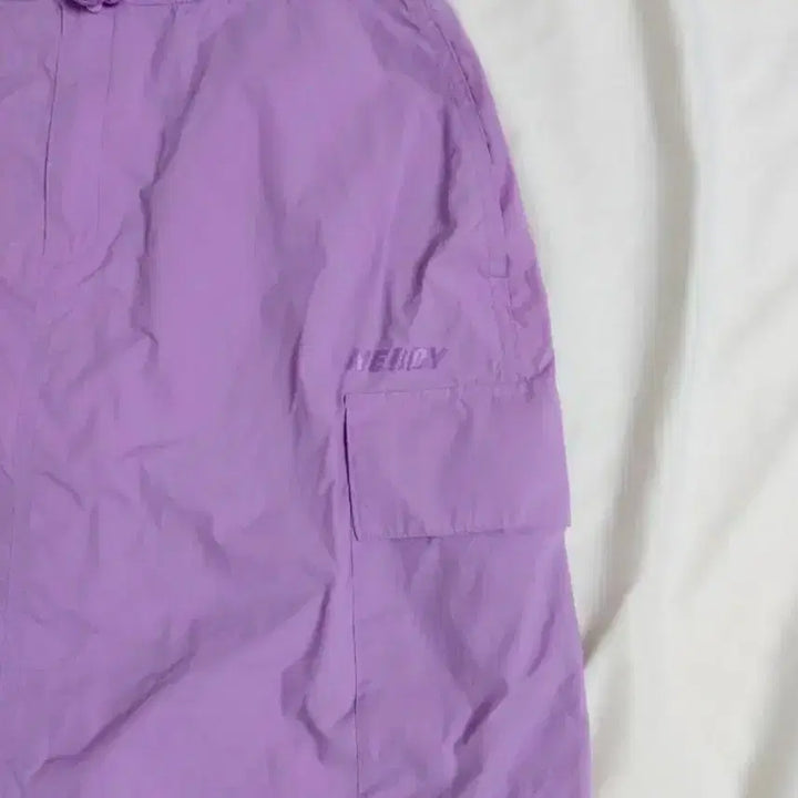 [BUNJANG] NERDY Spring/Summer Lilac Corduroy Skirt Size S / 널디 봄여름 연보라바스락스커트 S 55